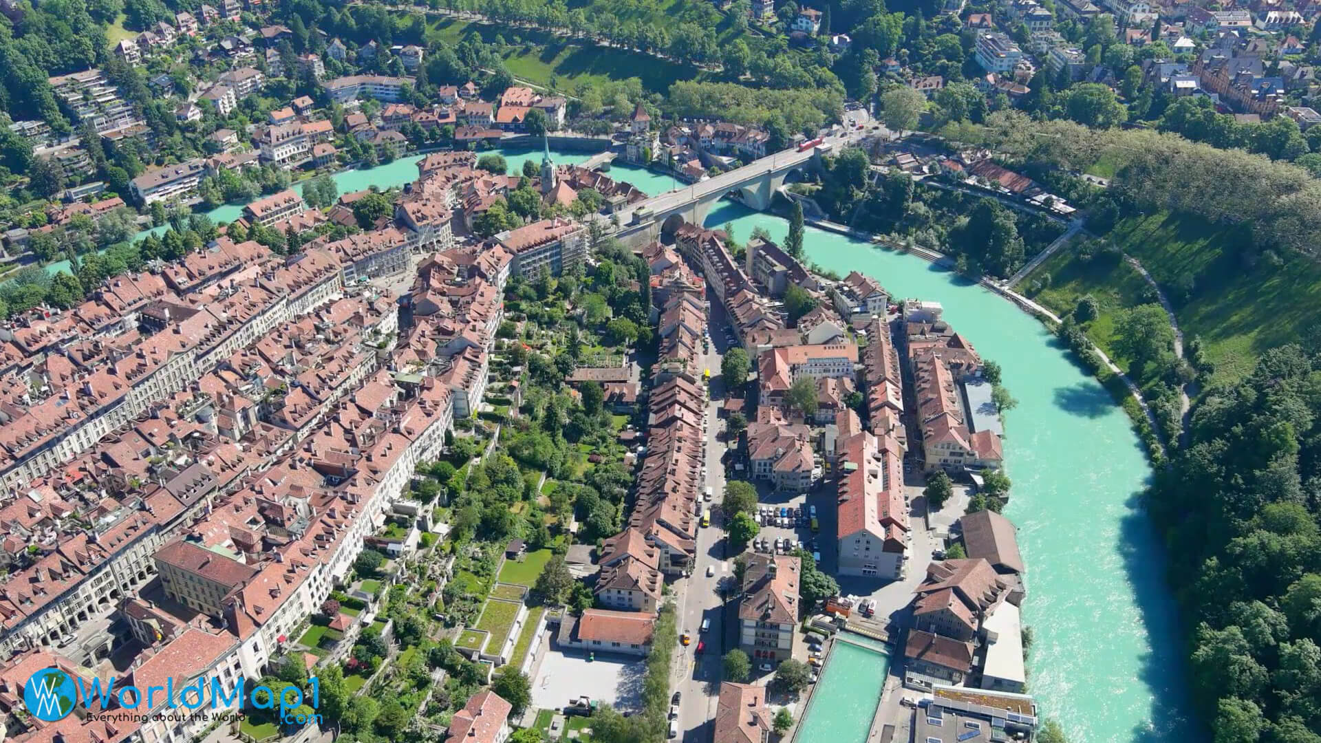 Aerial View of Bern